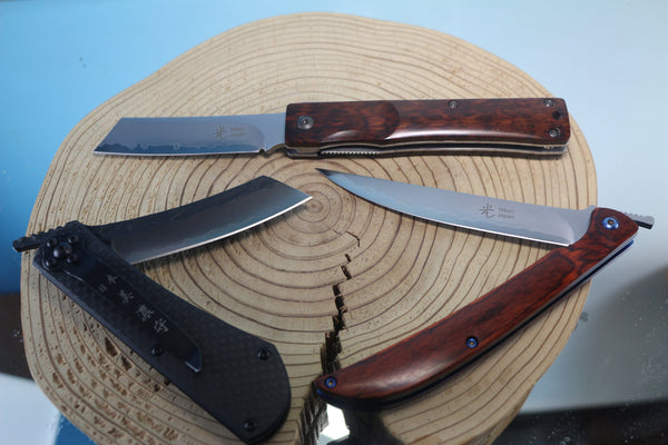 Hikari HG-60 Traditional Higonokami Folding Knife　肥後守 AUS-10 San Mai Clad blade