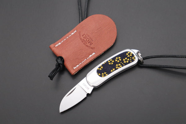MOKI HM-200/15 "2023 Limited Edition"MINI PENDANT Knife (印伝 - INDEN)