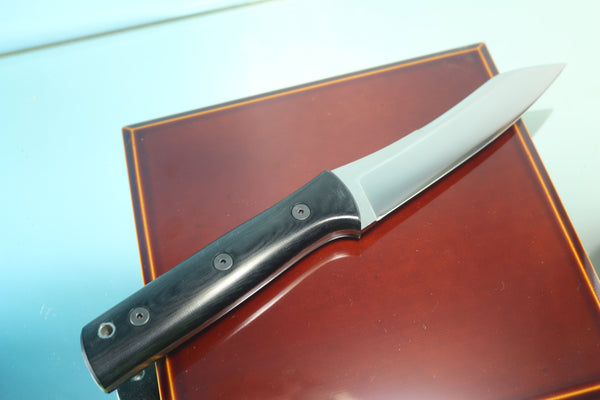 NOBUAKI YAMAMOTO NY-55  "ONOUE-TO 尾上刀" Modified Tanto style Knife, 4-3/4" VG-10 Mirror Polished Hamaguri-ba Blade