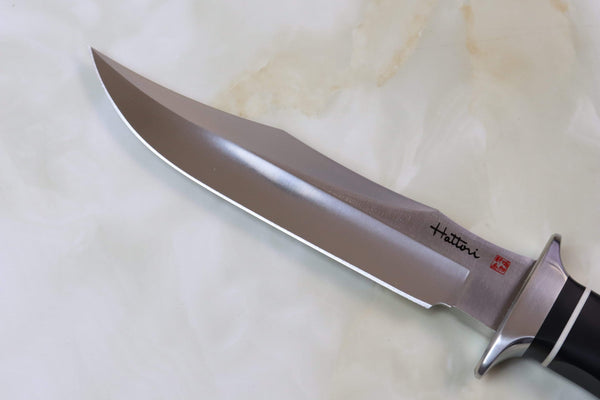 Hattori TV-3 S.O.G. Bowie Knife (Black Micarta Handle) - JapaneseKnifeDirect.Com