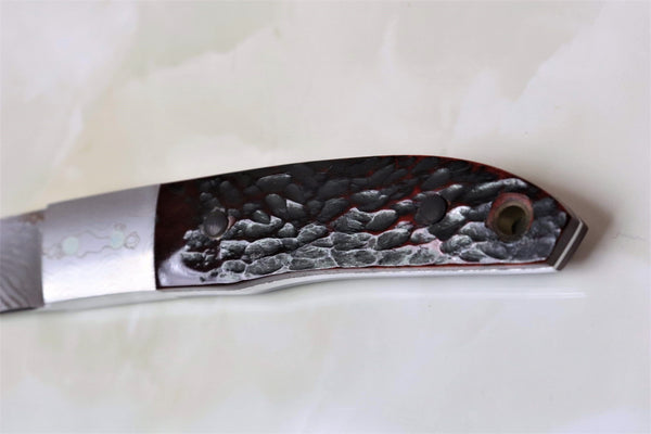 Seizo Imai SI-25 "LOVELESS City Knife",  VG-10 Damascus Blade,  Genuine Stag, Jigged Bone,  Amber Resin or Christmas Tree Resin Handle"