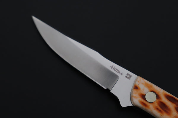 Hattori 傘 SAN-GECKO Last Solid VG-10 Limited Edition GECKO-35 #841 Wild Little Hunter (Jigged Bone Handle)