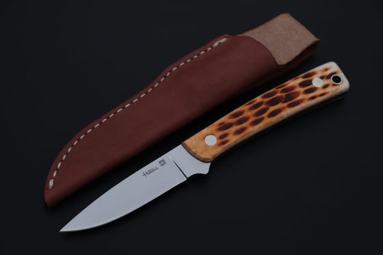 Hattori 傘 SAN-GECKO Last Solid VG-10 Limited Edition GECKO-37 #845 Wild Little Hunter (Jigged Bone Handle)
