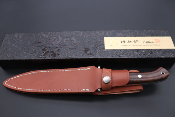 Hattori 傘 SAN-GECKO Limited Edition GECKO-22E Premium Big Fighter (Desert Ironwood Handle)