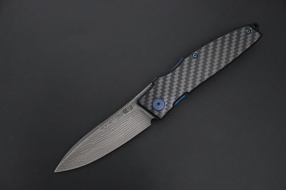 Takeshi Saji TS-F Tactical Folder | Core-Less Damascus