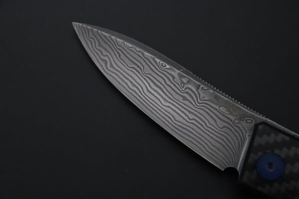 Takeshi Saji TS-F Tactical Folder | Core-Less Damascus