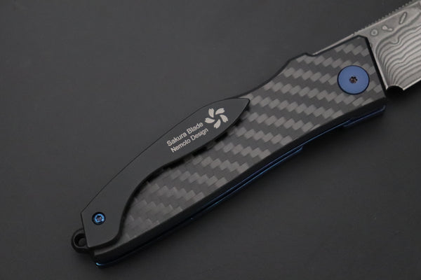 Takeshi Saji TS-F Tactical Folder | Core-Less Damascus