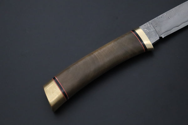 Hattori 傘 SAN Limited “Natures Edition” SAN-159 "Cowry X Damascus Damascus Utility Hunter"