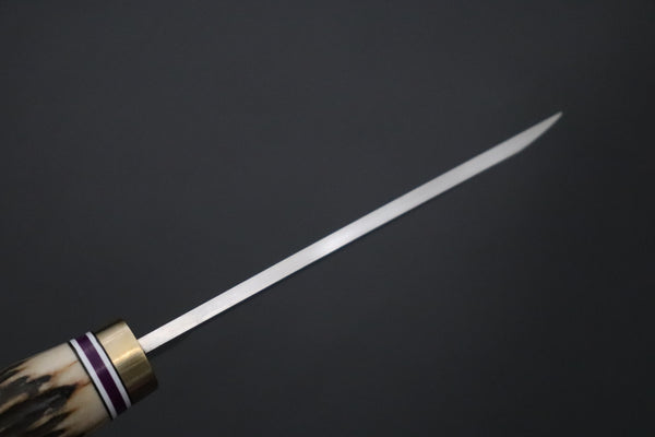 Hattori 傘 SAN Limited Edition SAN-160 Cowry-X Damascus ”Wild Flow” (Single Bevel Edge)