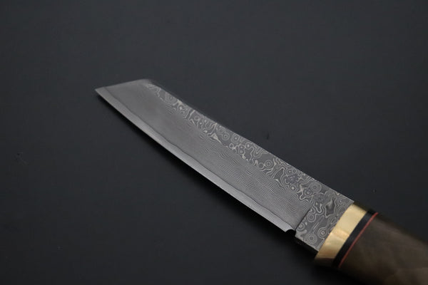 Hattori 傘 SAN Limited “Natures Edition” SAN-158 "Cowry X Damascus Classic Tanto"