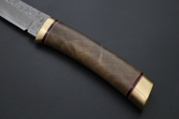 Hattori 傘 SAN Limited “Natures Edition” SAN-158 "Cowry X Damascus Classic Tanto"