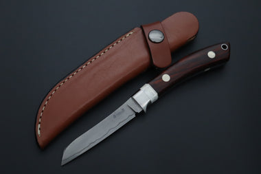 Hattori 傘 SAN Limited “Natures Edition” SAN-166 "Cowry X Damascus Little Tanto"