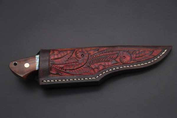 Mr. Itou  ITH-85A  "Treasure Hunter Series" Custom R-2 Damascus 4-1/4" Drop-point Hunter, Mammoth Tusk Ivory Handle