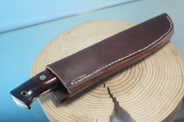 Fumio Inagaki FI-150 VG-10 Damascus Hunter, Exotic Wooden Handle