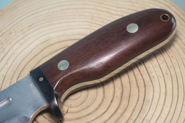 Fumio Inagaki FI-150 VG-10 Damascus Hunter, Exotic Wooden Handle