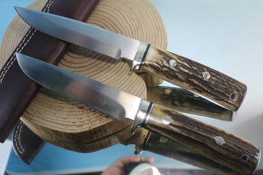 Fumio Inagaki FI-510 Stag Hunter, 5-3/4" ATS-34 Hitachi Premium steel blade