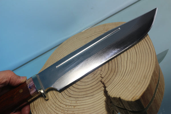 Fumio Inagaki FI-560 Ken-Nata Hunter III. 8-3/4" VG-10 Damascus blade