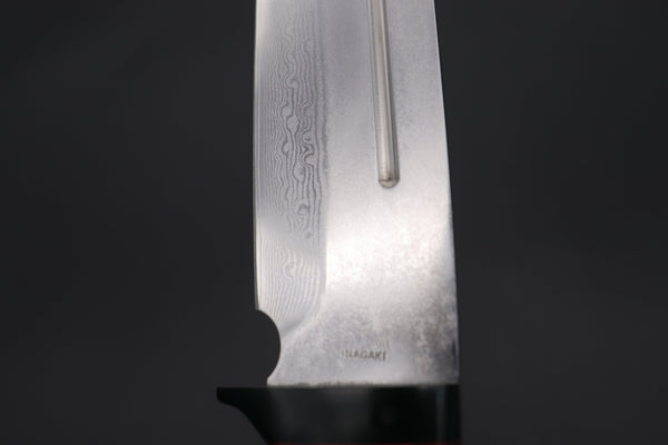 Fumio Inagaki FI-620 Katana Hunter. 10 1/4" VG-10 Damascus blade, Desert Ironwood Burl Custom Combination handle