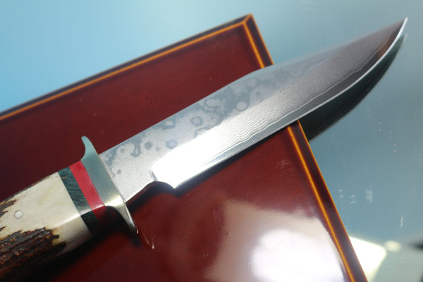 Fumio Inagaki FI-645 VG10 Damascus Hunter, 5-3/4" Takefu VG-10 Damascus Blade