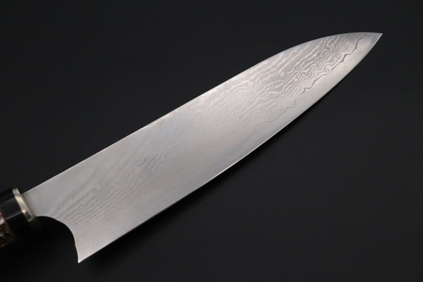 Fumio Inagaki FI-700 Gaucho Knife  (VG-10 Damascus blade, Crown Stag handle)