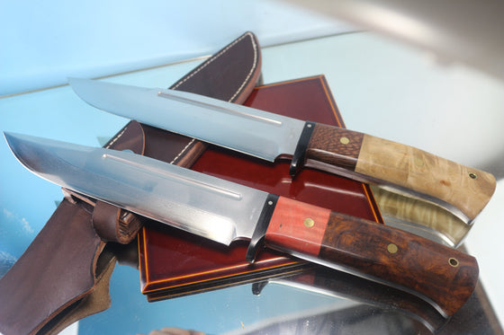 Fumio Inagaki FI-800 Ken-Nata Hunter, 8-1/2" VG-10 Damascus blade