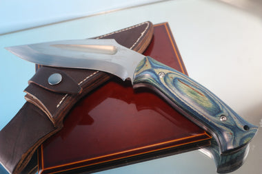 Fumio Inagaki FI-795 Kukri-Gama (Sickle) Compact, 6" VG-10 Damascus Blade