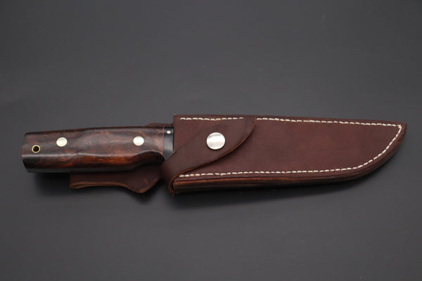 Fumio Inagaki FI-820 Samurai Tanto Hunter, 6-3/4" AUS-8 Blade, Premium Desert Ironwood Handle