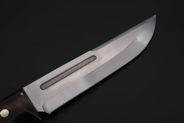 Fumio Inagaki FI-820 Samurai Tanto Hunter, 6-3/4" AUS-8 Blade, Premium Desert Ironwood Handle