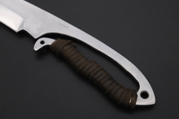 Fumio Inagaki FI-830  3-1/2" Skelton Hunter, VG-10 Damascus Drop point Blade