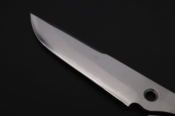 Fumio Inagaki FI-835   5" Skelton Hunter, VG-10 Damascus Straight Blade