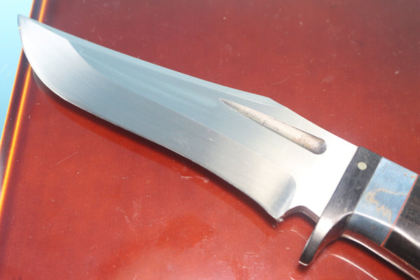 Fumio Inagaki FI-855 Tactical Recurve Hunter, 5" AUS-8 Blade, African Ebonywood Handle