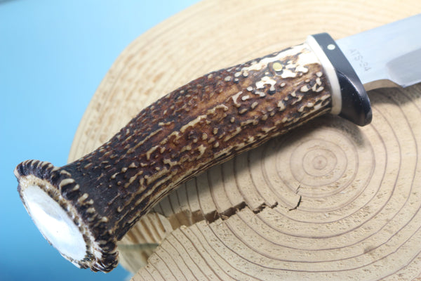 Fumio Inagaki FI-860 CrownStag Spear Point Hunter, 5-7/8" Hitachi Premium ATS-34 Blade