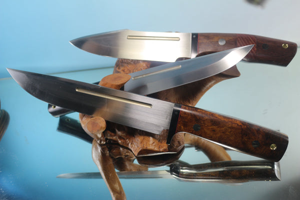 Fumio Inagaki FI-880  Samurai Hunter, AEB-L Swedish Steel with Exotic Wooden Handle