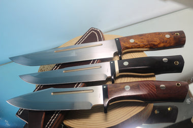 Fumio Inagaki FI-880  Samurai Hunter, AEB-L Swedish Steel with Exotic Wooden Handle