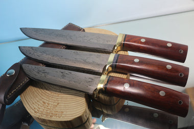 Fumio Inagaki & Tosa Blacksmith, Kosuke Muneishi Collaboration MIC-90 Custom Camp & Trail Knives