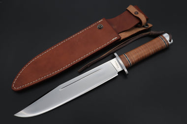 Hattori #160-1 Big Bowie Hunter I - JapaneseKnifeDirect.Com