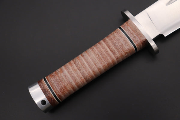 Hattori #160-1C Big Bowie Hunter I - JapaneseKnifeDirect.Com