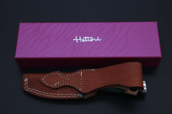 Hattori H-101B Precision Master Utility (VG-10 Blade. Blue Pakka wood handle)