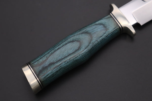 Hattori H-101B Precision Master Utility (VG-10 Blade. Blue Pakka wood handle)