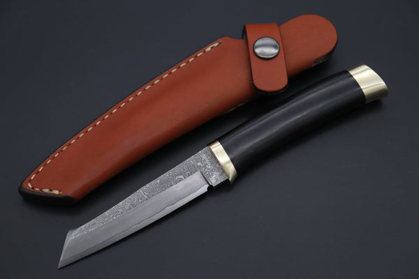 Hattori KD30-3717  Cowry X Damascus Tanto