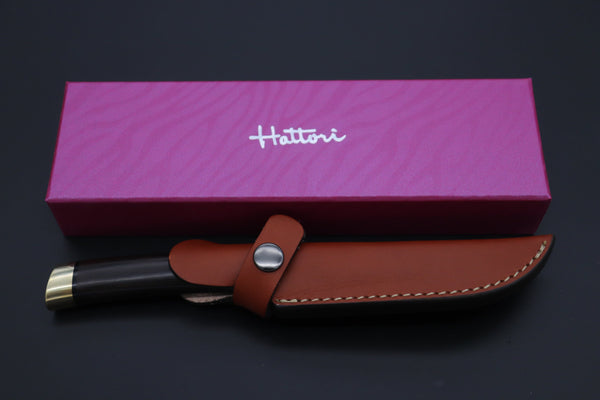 Hattori KD30-3718  Cowry X Damascus Classic Utility Hunter