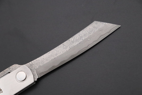 Hattori KD30-HIGO Cowry X Damascus Higonokami Folding Knife