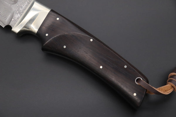 Hattori KD30-雅MIYABI (Cowry X Damascus Ultimate Edition, African Ebonywood Handle, KD30雅E)