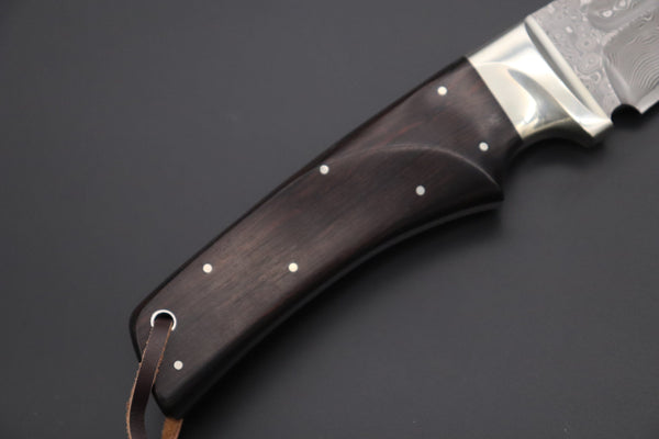 Hattori KD30-雅MIYABI (Cowry X Damascus Ultimate Edition, African Ebonywood Handle, KD30雅E)