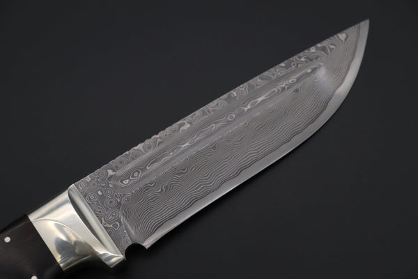 Hattori KD30-雅MIYABI (Cowry X Damascus Ultimate Edition, African Ebonywood Handle, KD30雅E)