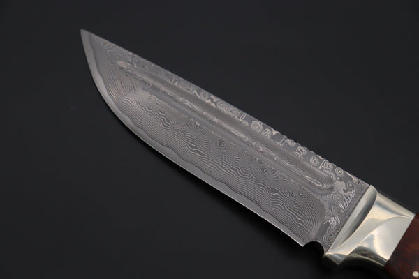 Hattori KD30-雅MIYABI (Cowry X Damascus Ultimate Edition, Cocobolowood Handle, KD30雅C)