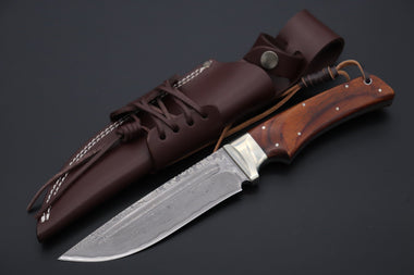 Hattori KD30-雅MIYABI (Cowry X Damascus Ultimate Edition, Cocobolowood Handle, KD30雅C)