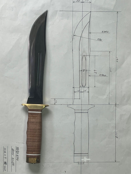Hattori Limited Edition "Vietnam War 50th Anniversary" USMC Force Recon Knife