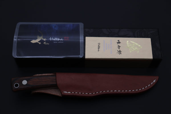 Hattori 傘 SAN-GECKO Last Solid VG-10 Limited Edition GECKO-38 #845 Natural Little Hunter (Mahogany Wood Handle)