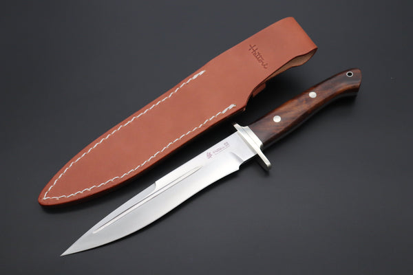 Hattori 傘 SAN-GECKO Limited Edition GECKO-22A Premium Big Fighter (Desert Ironwood Handle)